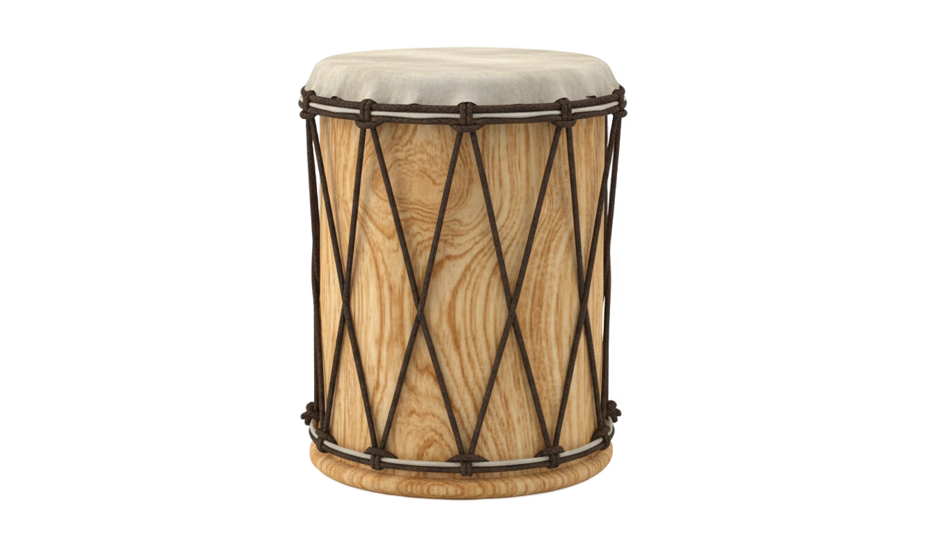 wooden drum png PNG transparent background