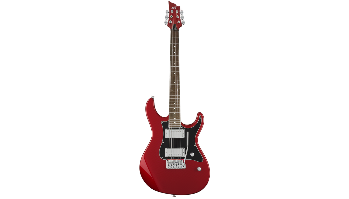red electric guitar png PNG transparent background
