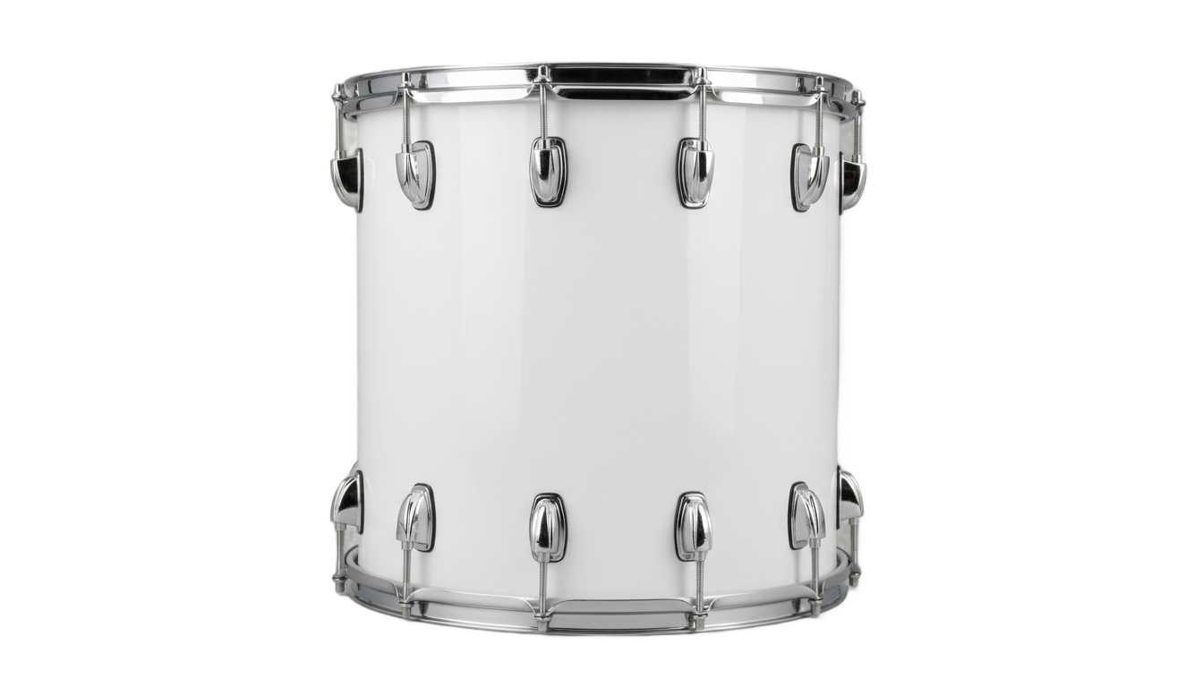 white drum png PNG transparent background