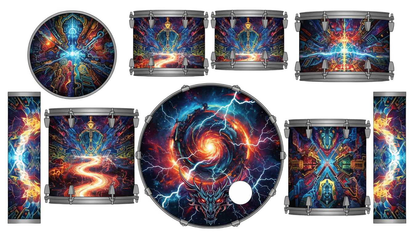 real drum custom skin png PNG transparent background