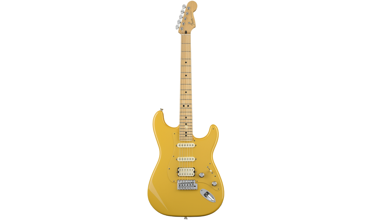 yellow guitar png PNG transparent background