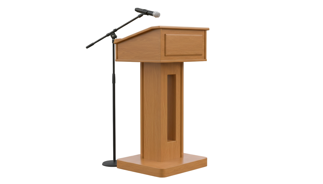 speaker podium png PNG transparent background