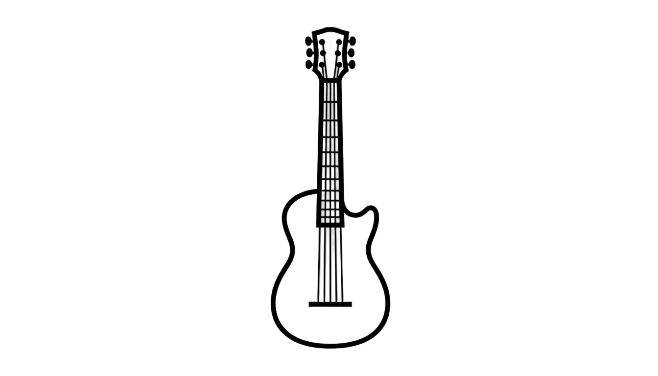 guitar symbol png PNG transparent background
