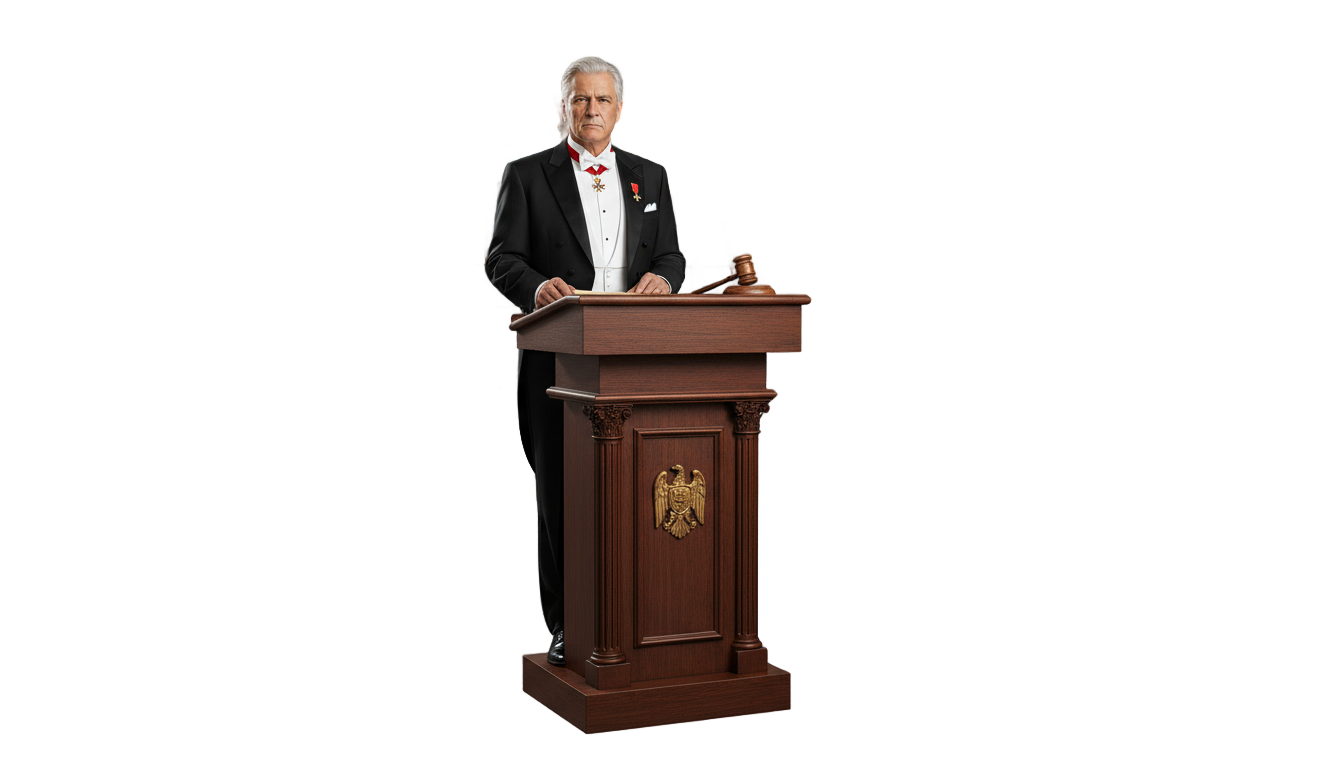 speaker of png parliament PNG transparent background