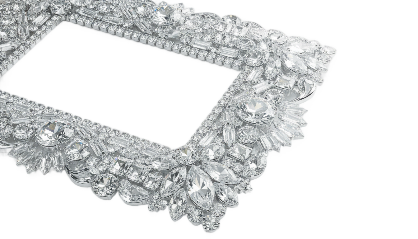 crystal frame png PNG transparent background
