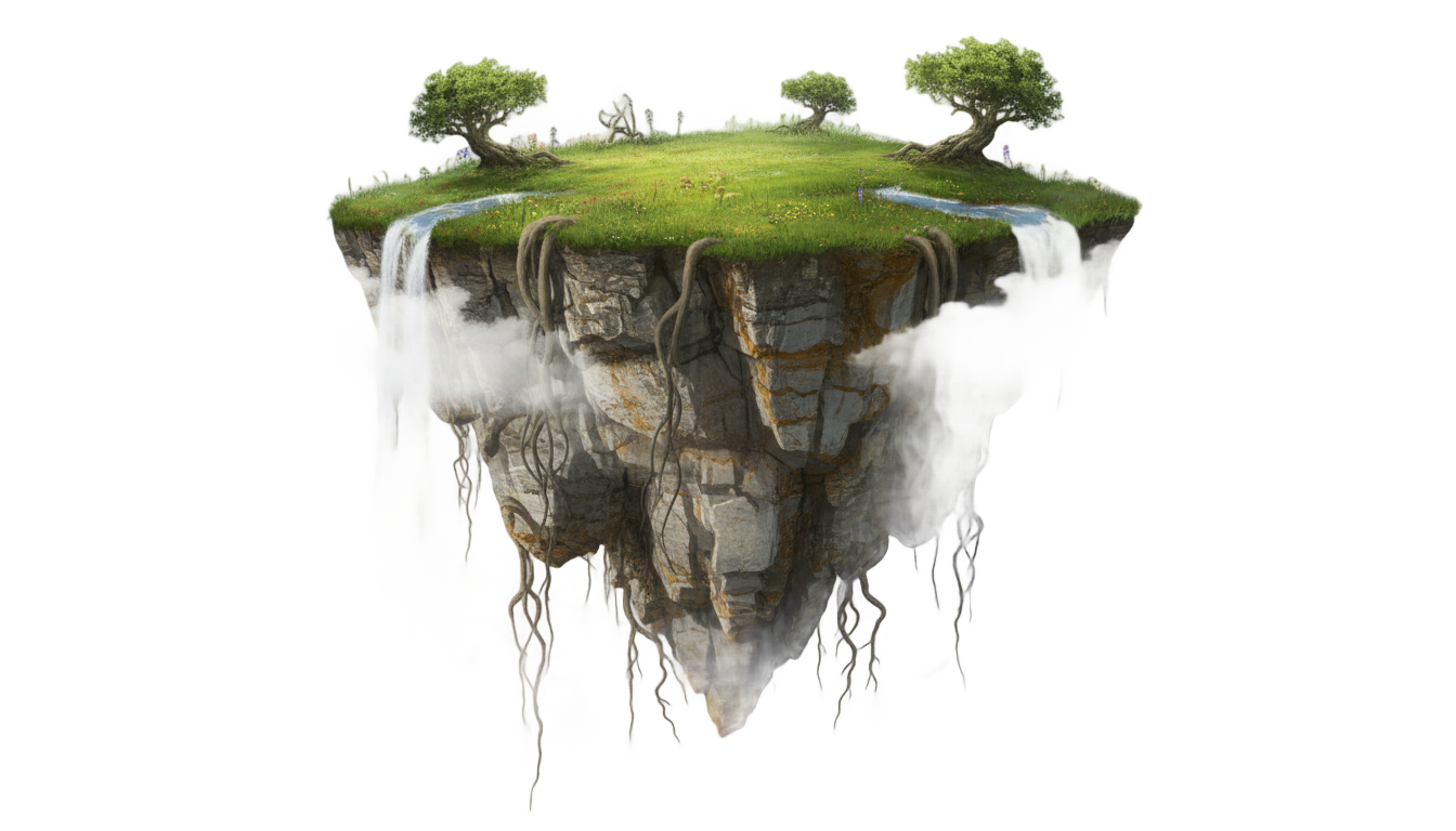 floating island png for photoshop PNG transparent background