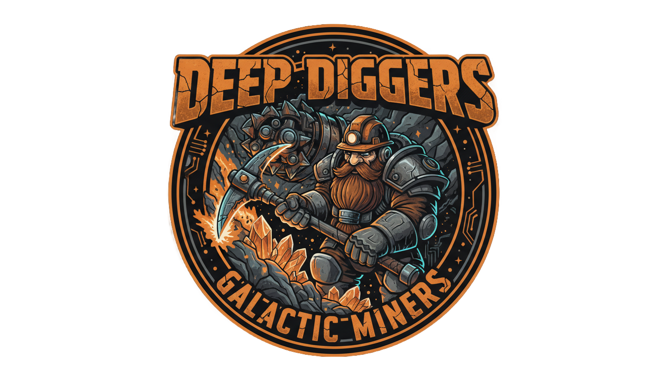 deep rock galactic logo png PNG transparent background