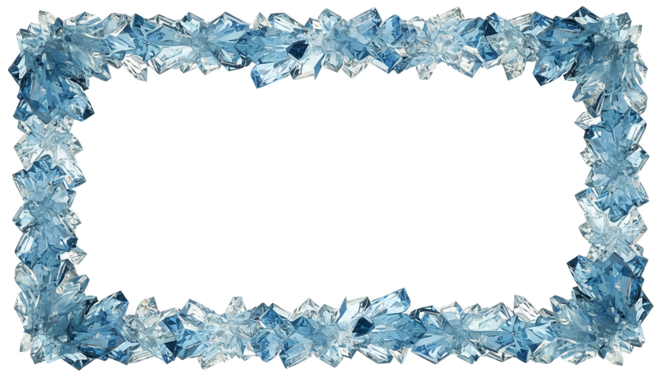 crystal border png PNG transparent background