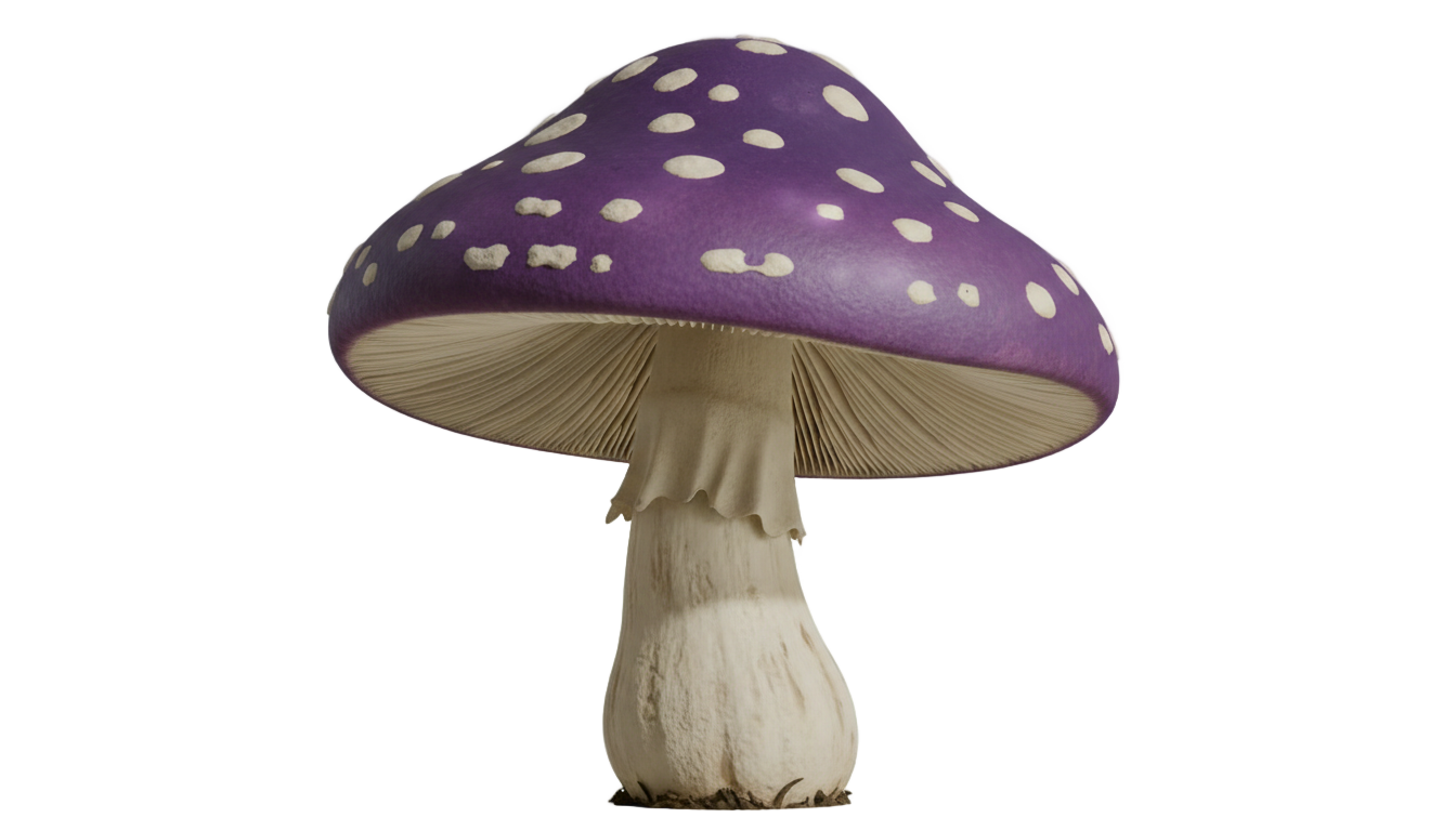 purple mushroom png PNG transparent background