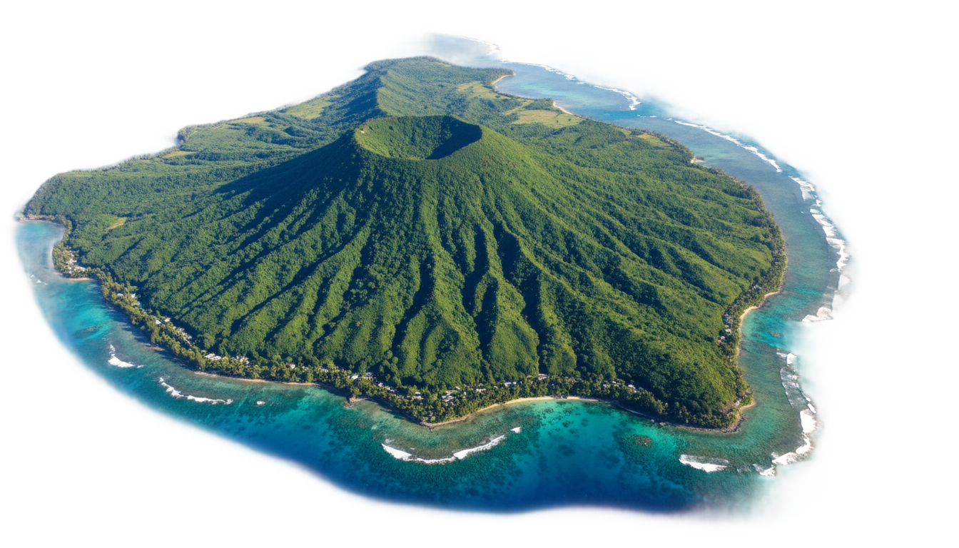 hawaiian island png PNG transparent background