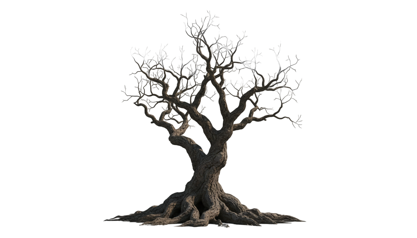 dead tree png PNG transparent background