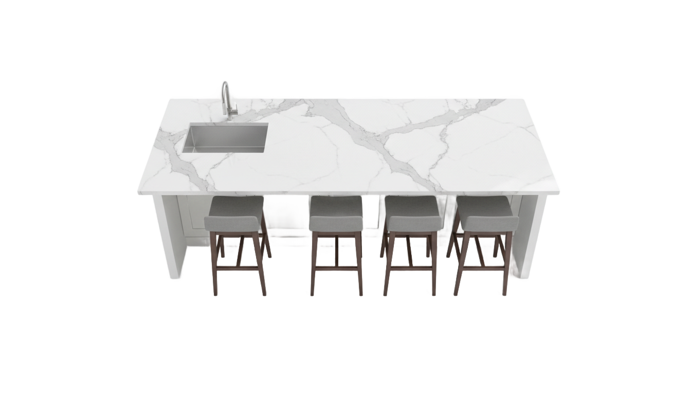 kitchen island top view png PNG transparent background