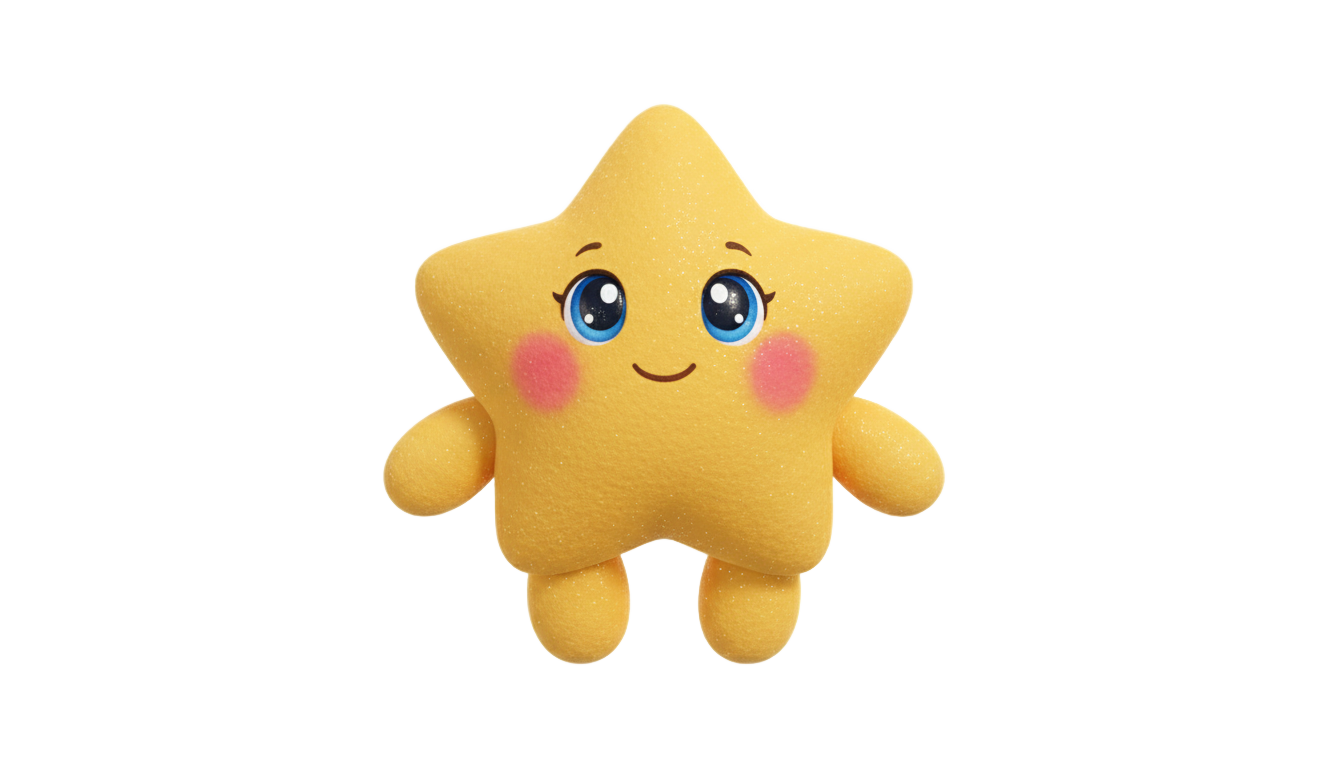 cute star png PNG transparent background