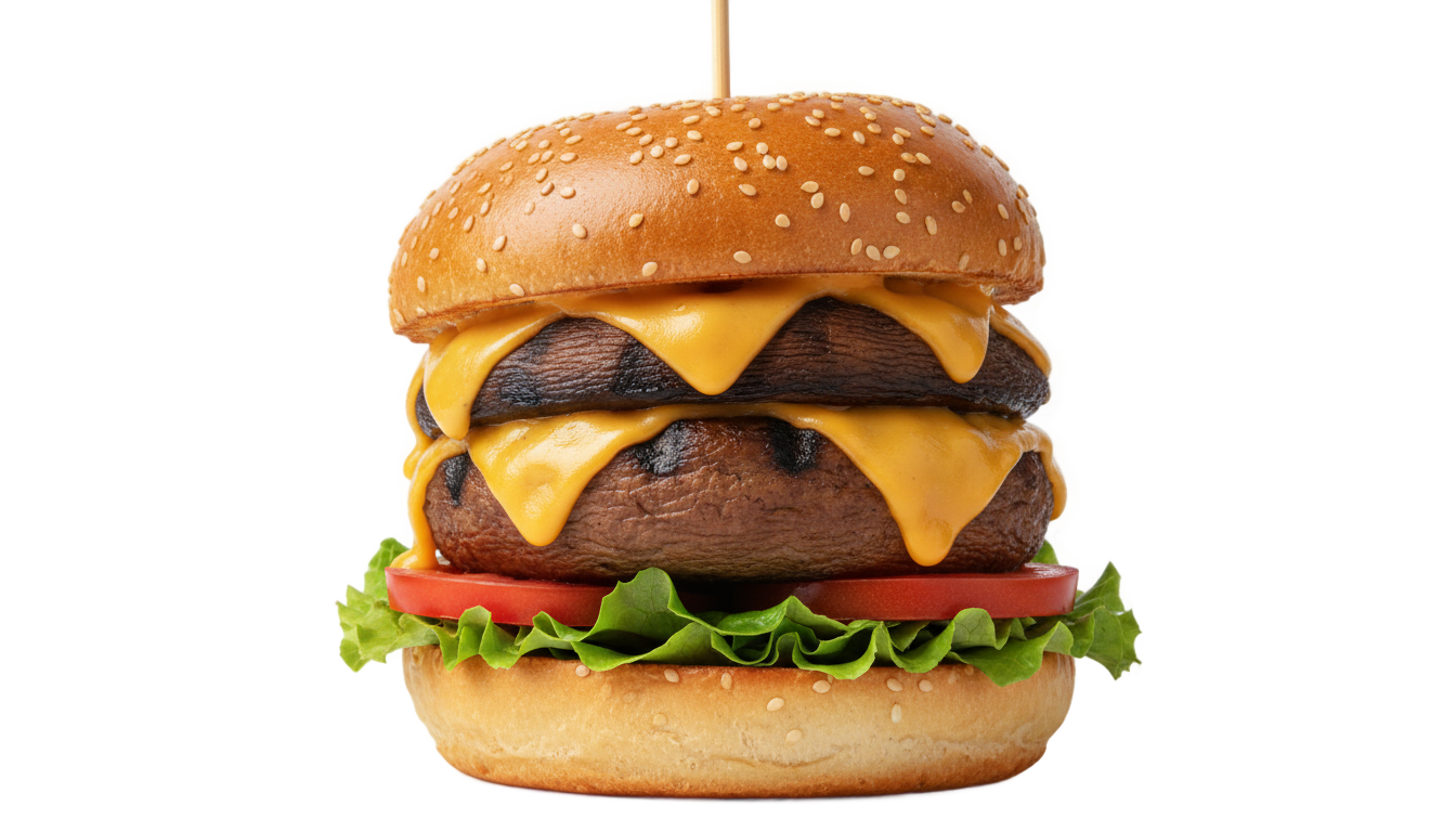 mushroom burger png PNG transparent background