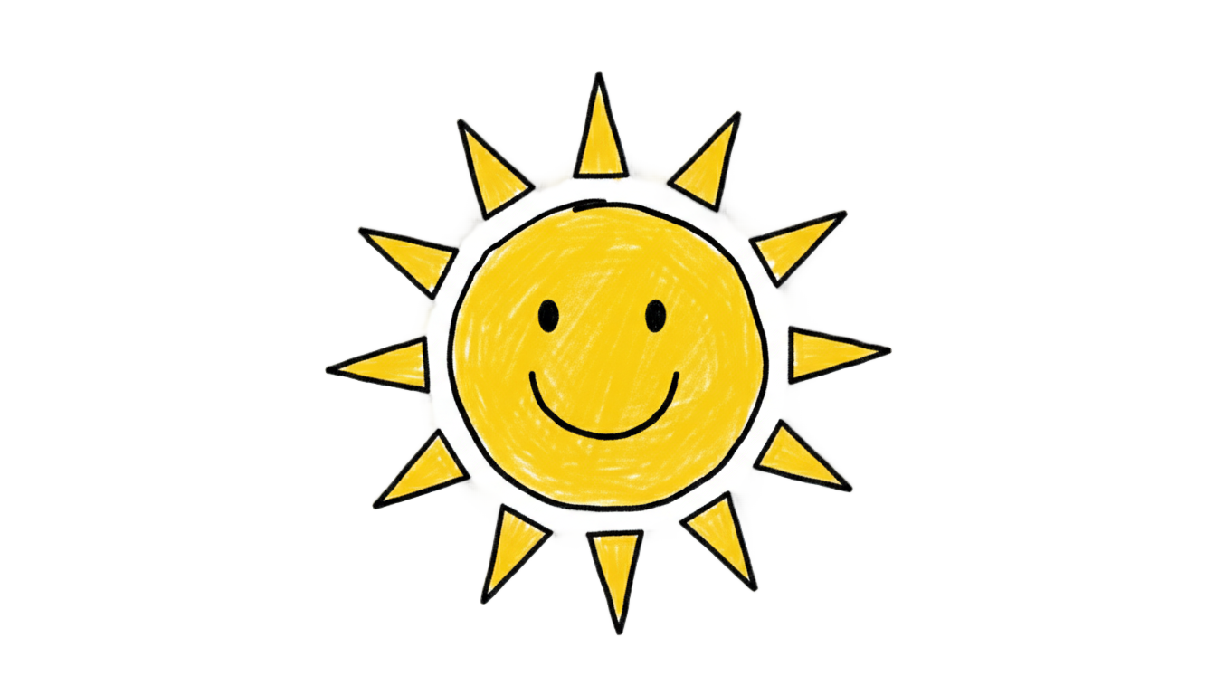 sun drawing png PNG transparent background