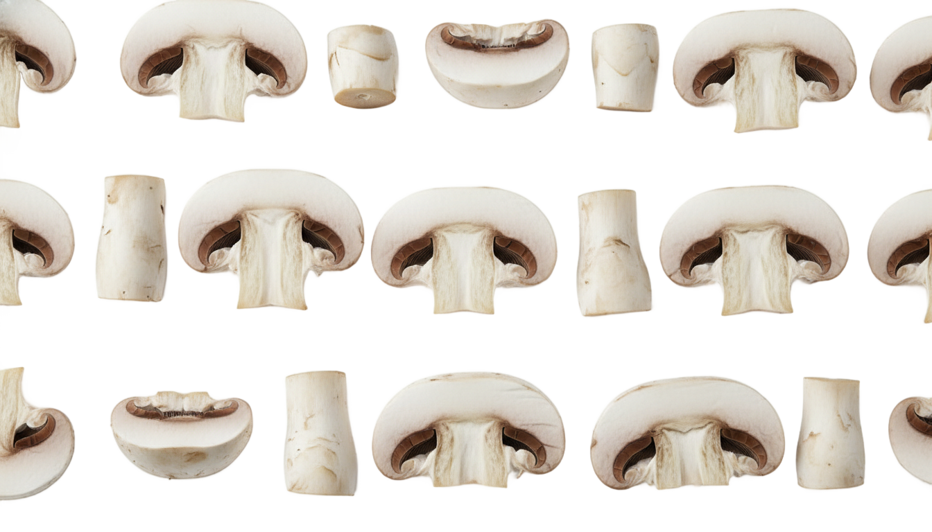 sliced mushroom png PNG transparent background