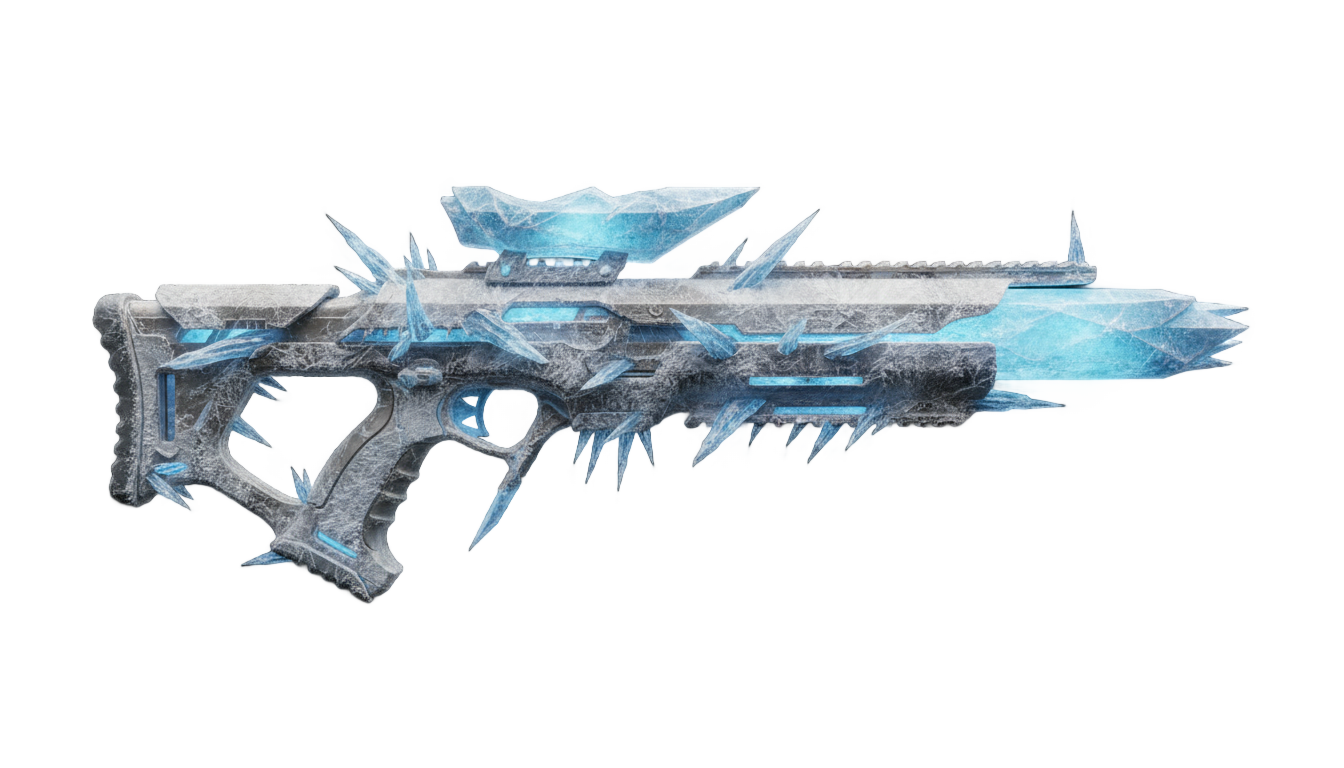 glacier gun png PNG transparent background