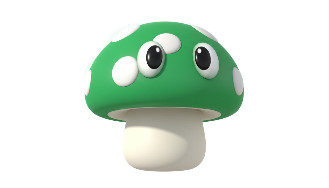 one up mushroom png PNG transparent background