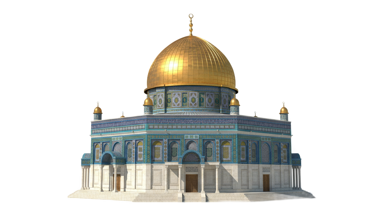 dome of the rock png PNG transparent background