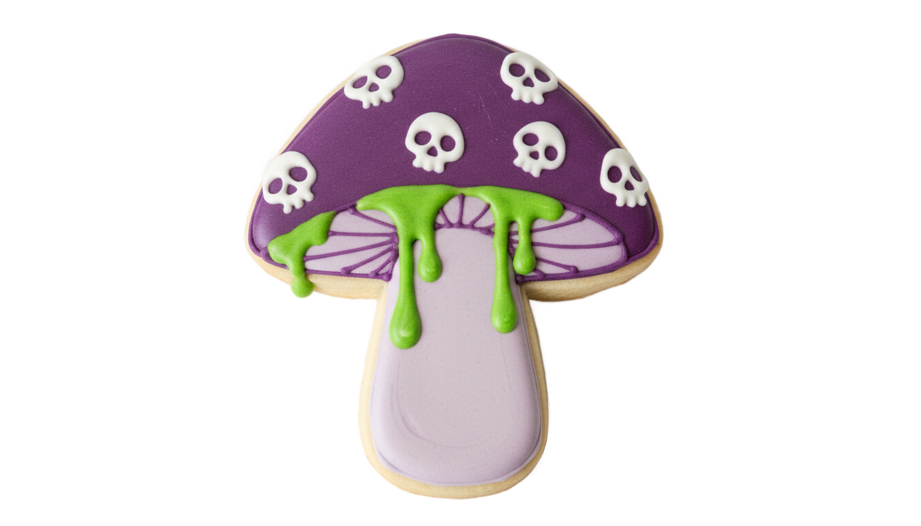 poison mushroom cookie png PNG transparent background