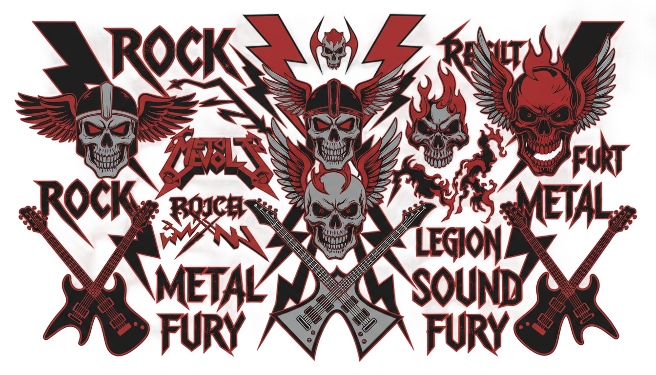 rock band logos png PNG transparent background