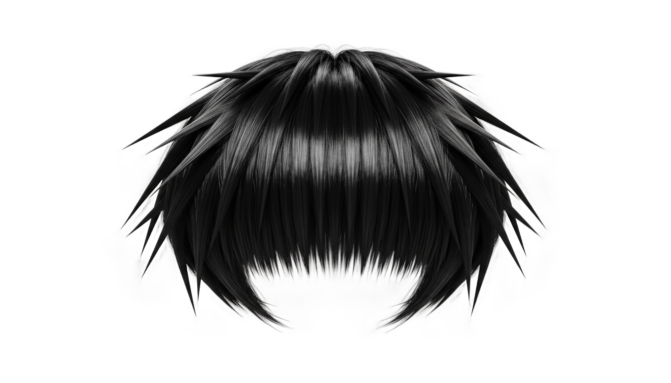rock lee hair png PNG transparent background