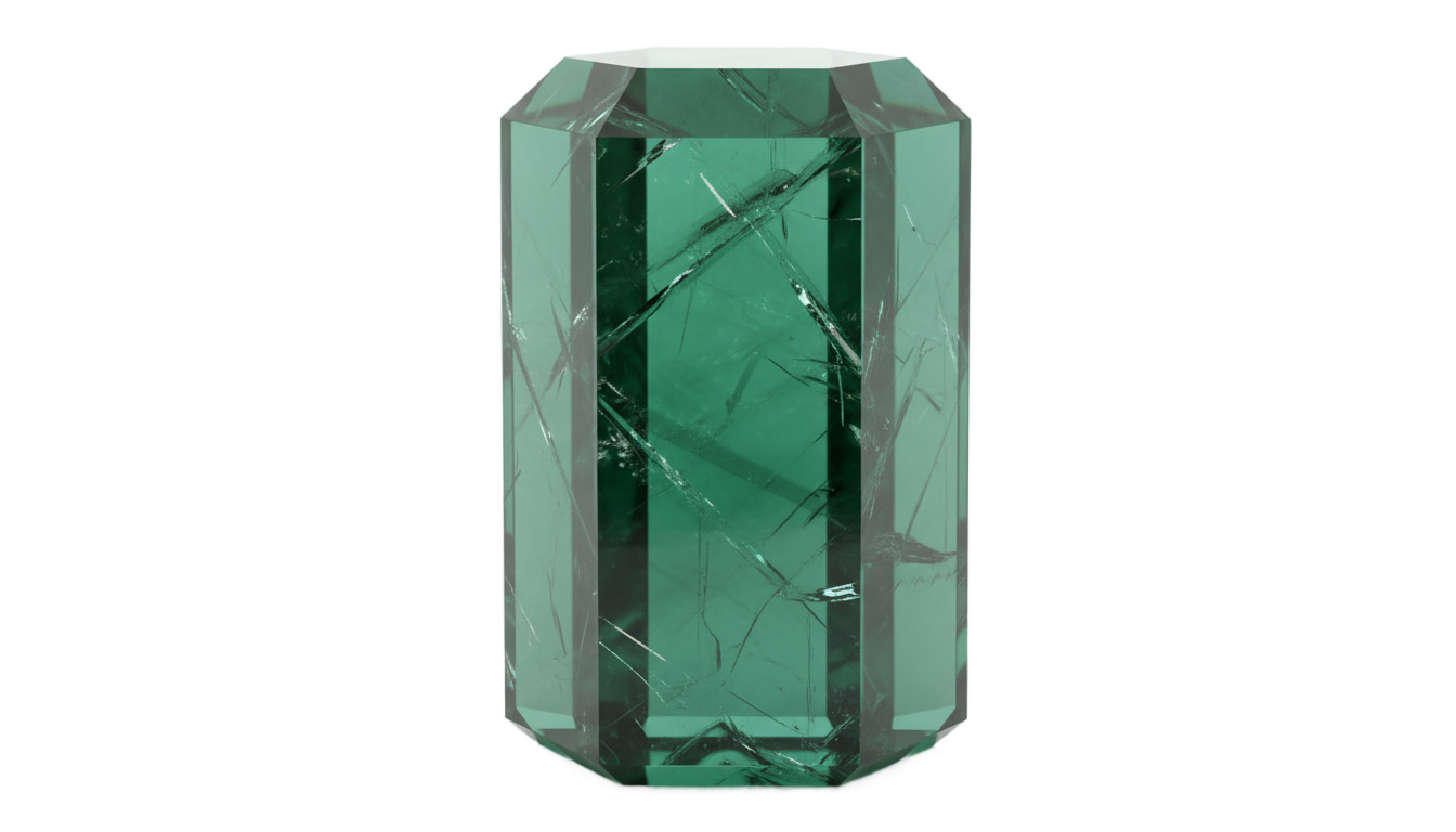 green crystal png PNG transparent background