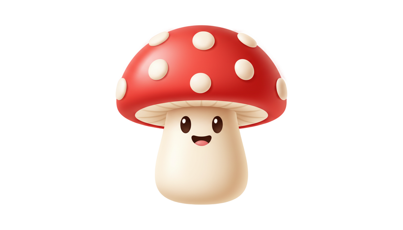 iphone mushroom emoji png PNG transparent background