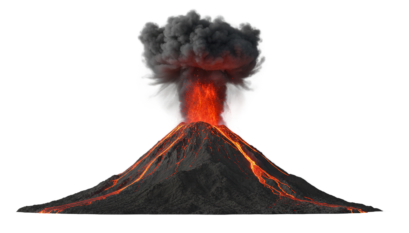 volcano clipart png PNG transparent background