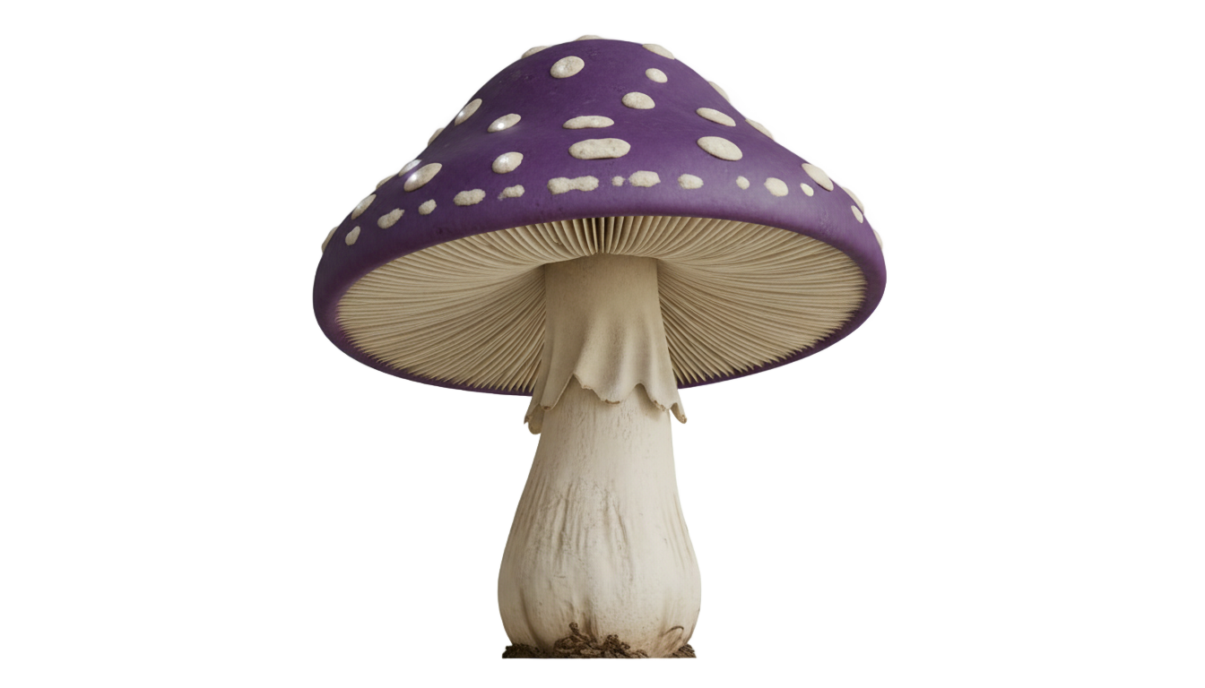 purple mushroom png PNG transparent background