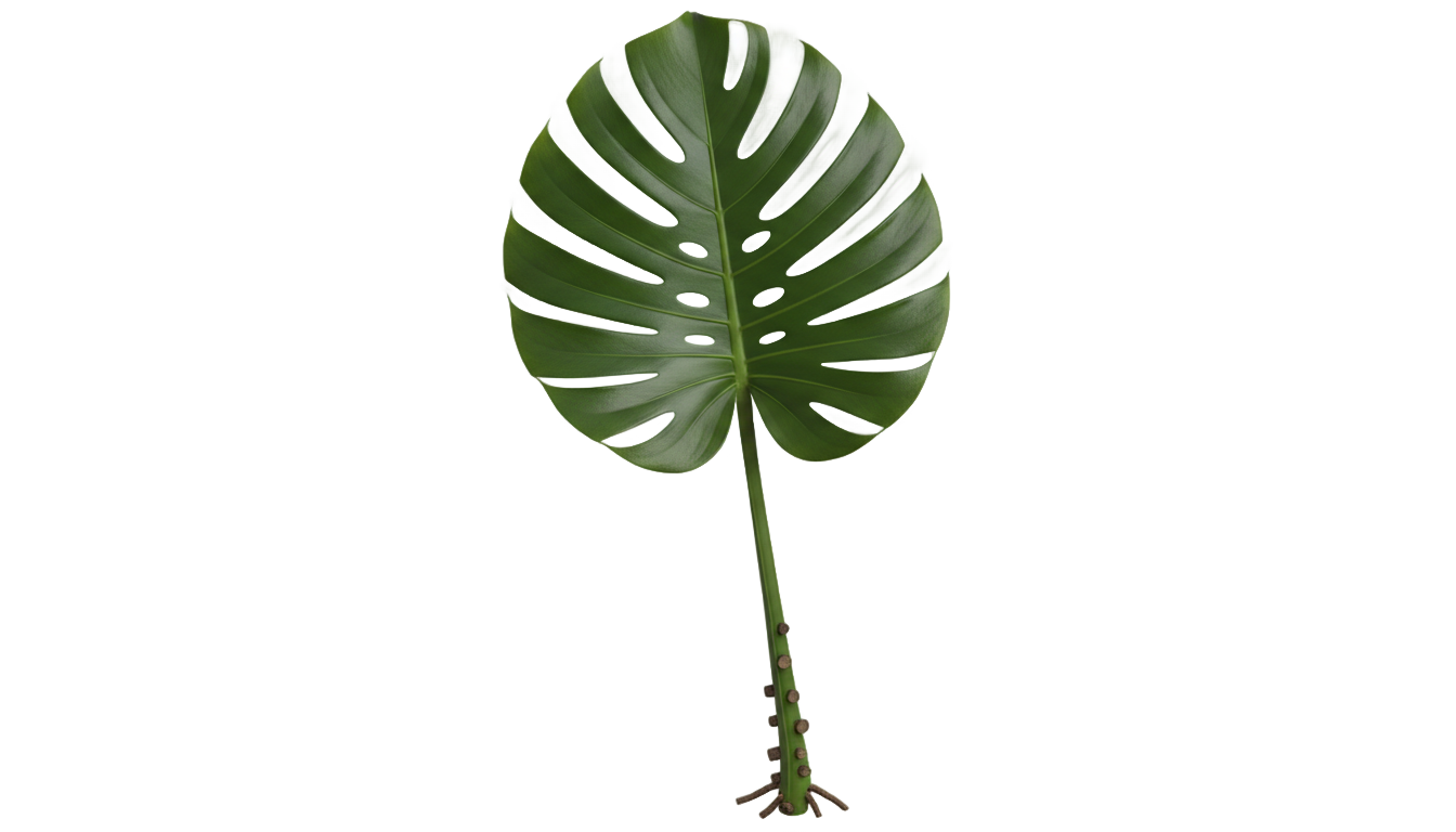 monstera leaf png PNG transparent background
