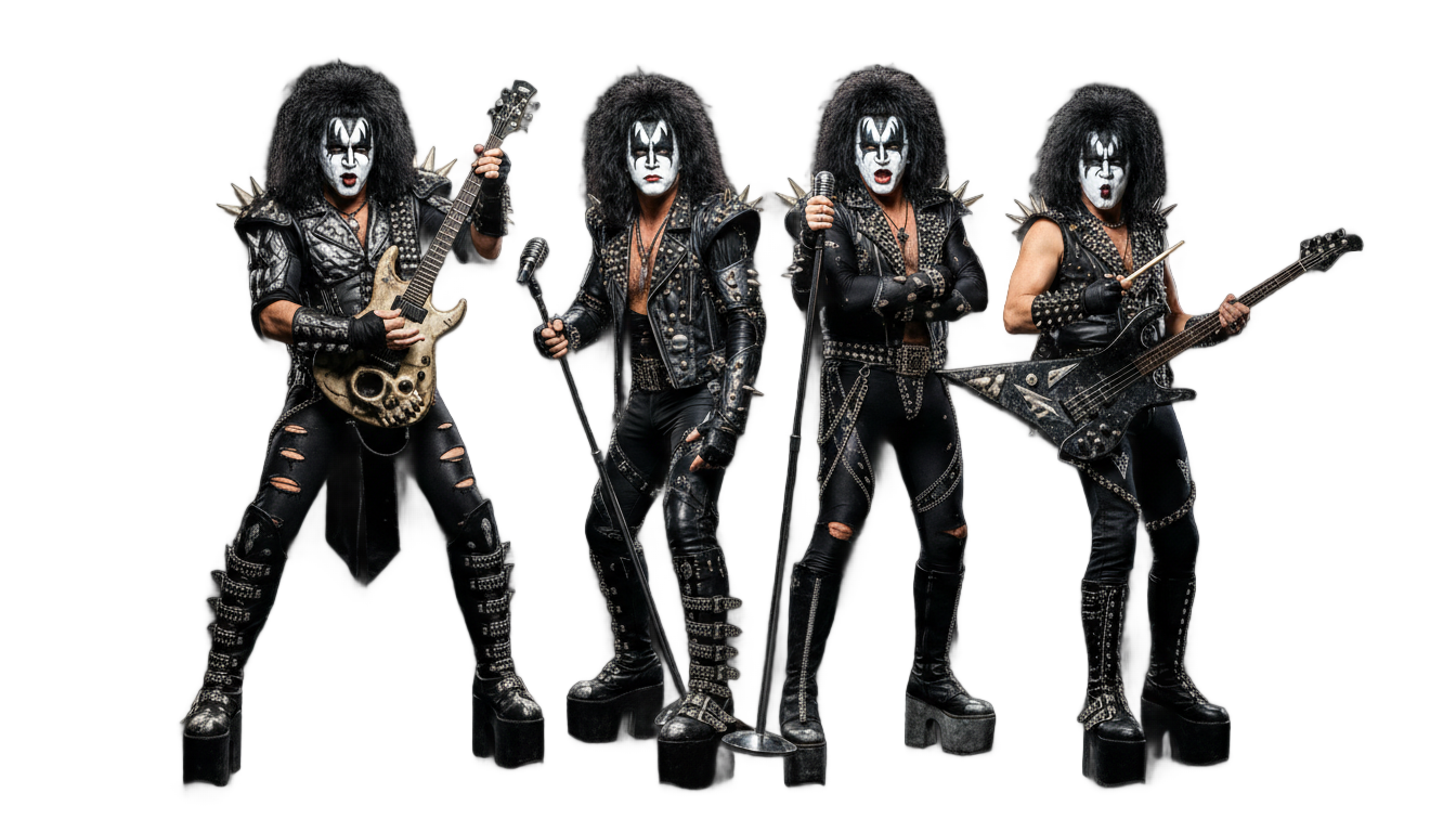 kiss rock png PNG transparent background