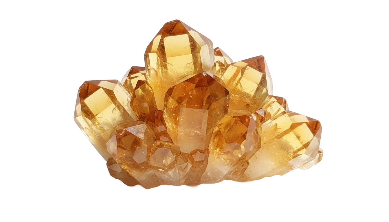 citrine crystal png PNG transparent background