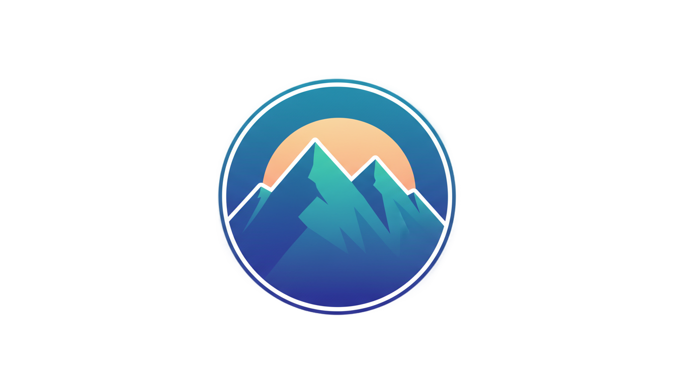 mountain view logo png PNG transparent background