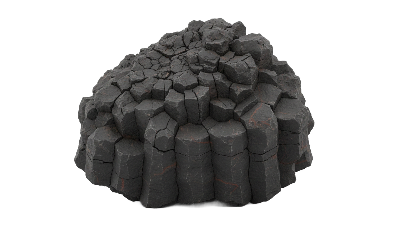 basalt rock png PNG transparent background