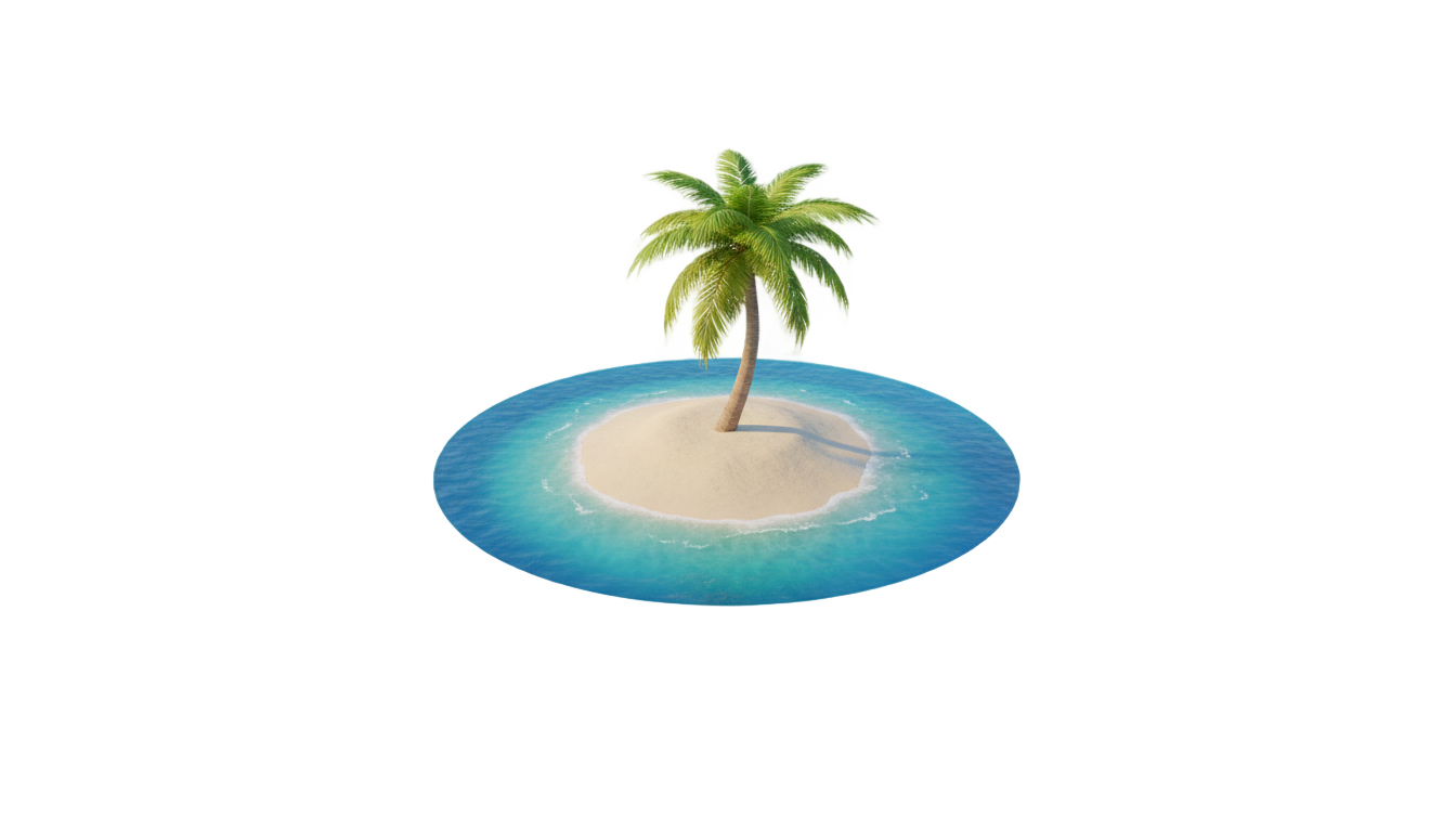 island emoji png PNG transparent background