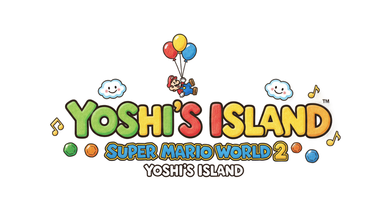 yoshi's island logo png PNG transparent background