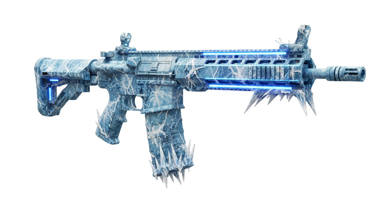 m416 glacier png PNG transparent background