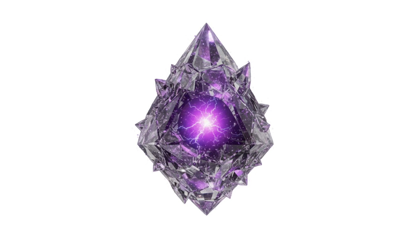 3d end crystal png PNG transparent background