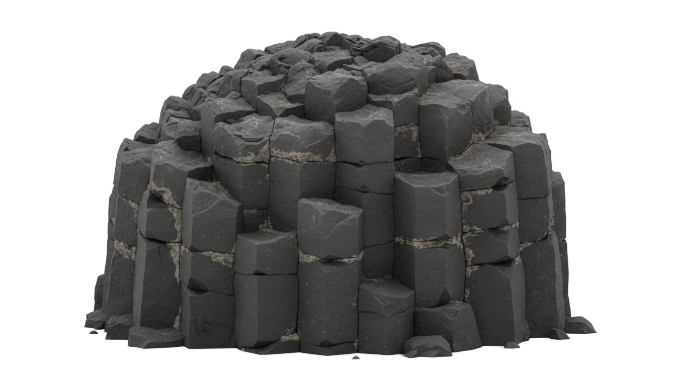basalt rock png PNG transparent background