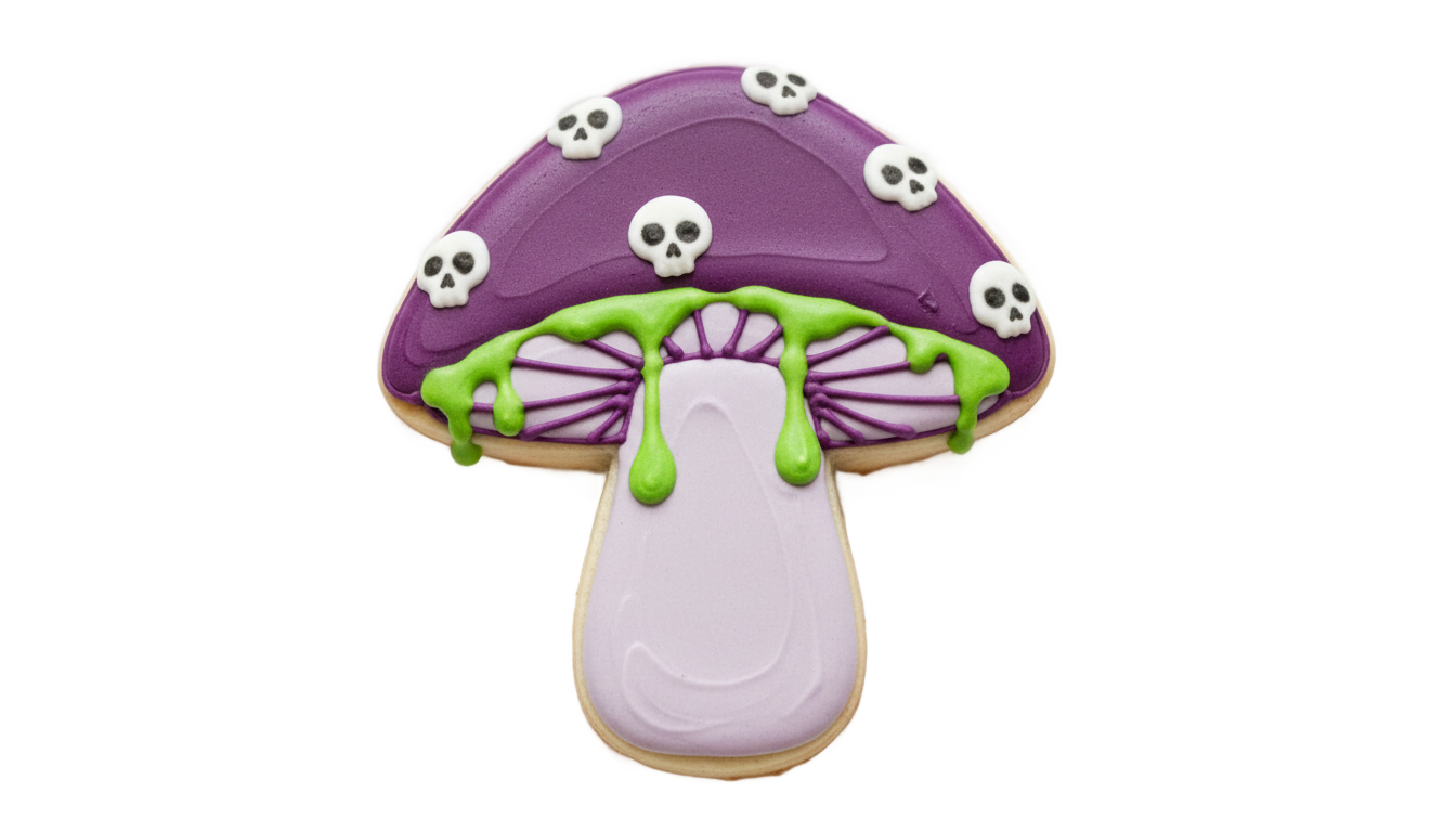 poison mushroom cookie png PNG transparent background