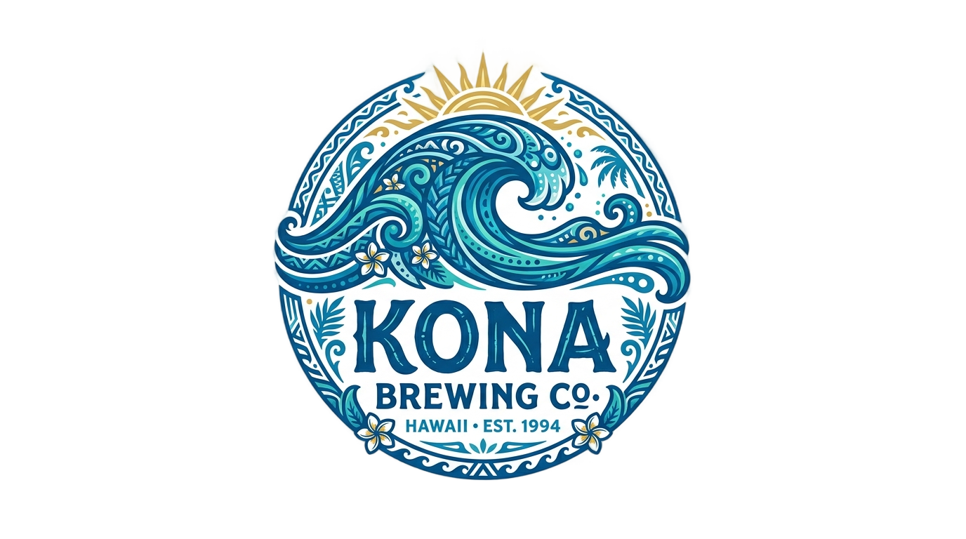 kona big wave logo png PNG transparent background