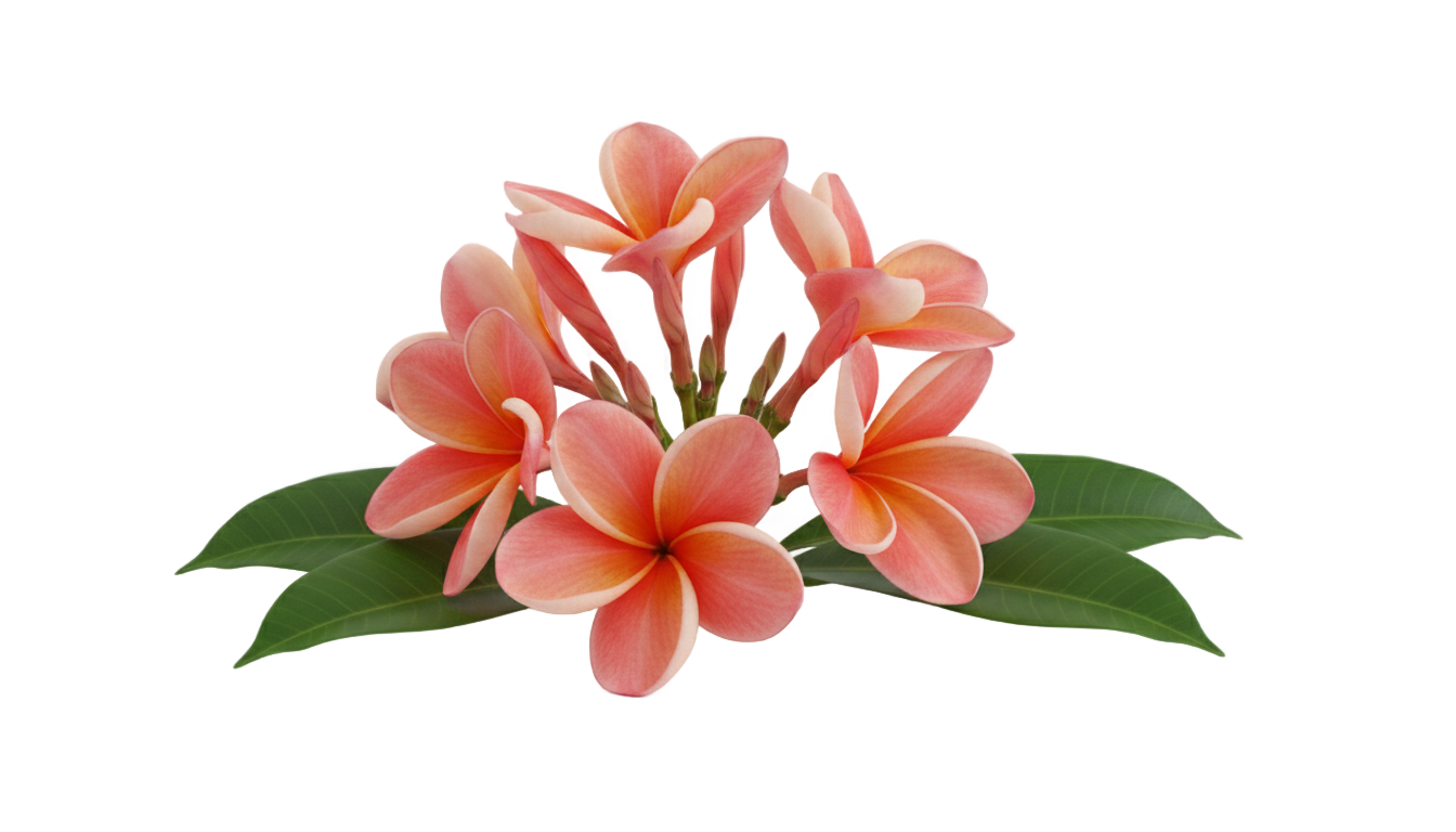 flores color coral png PNG transparent background