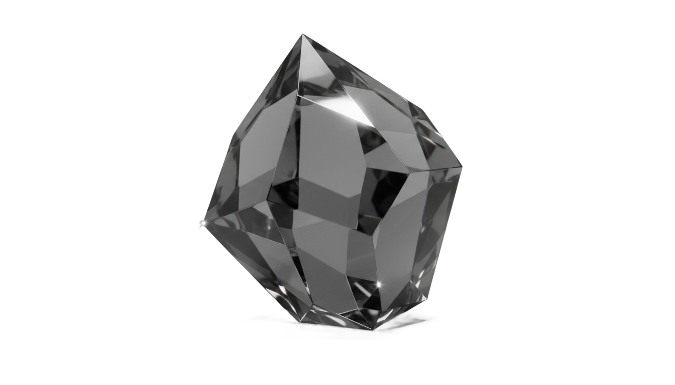 crystal png black and white PNG transparent background