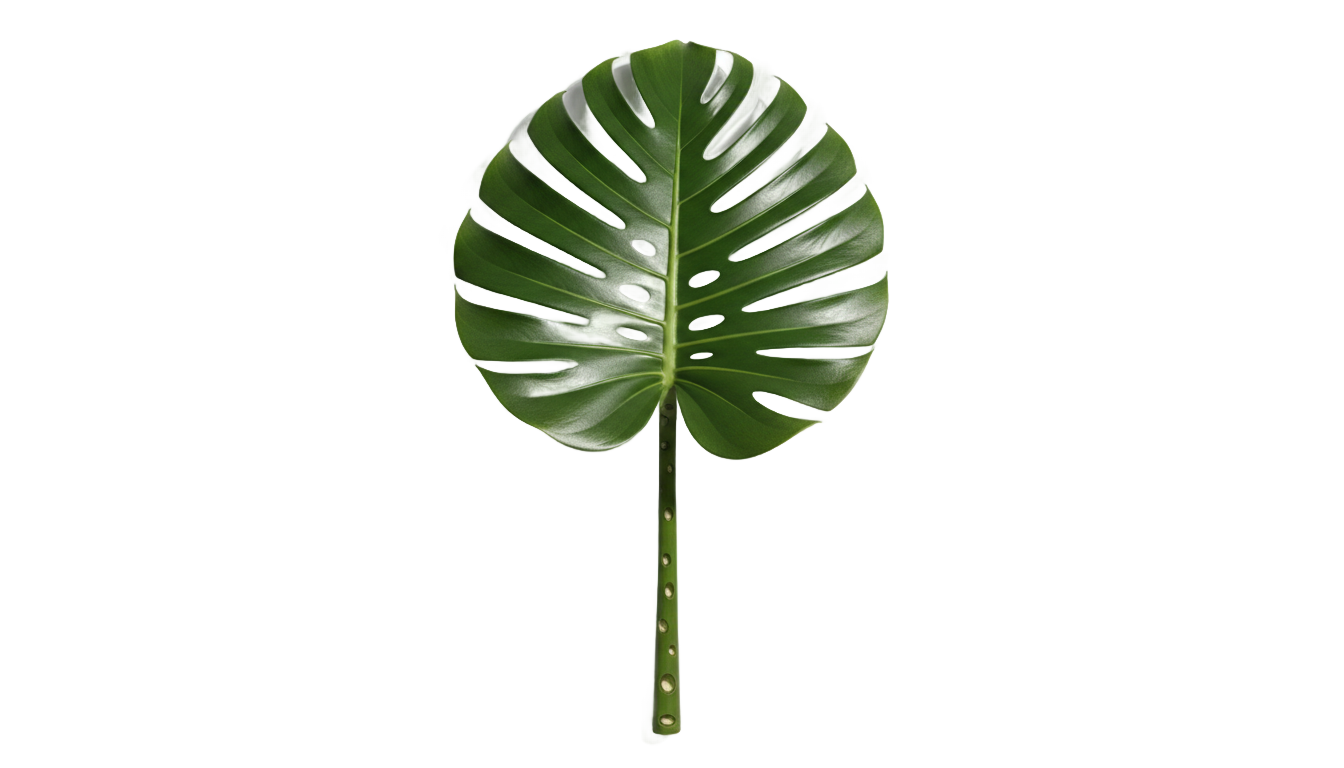 monstera leaf png PNG transparent background