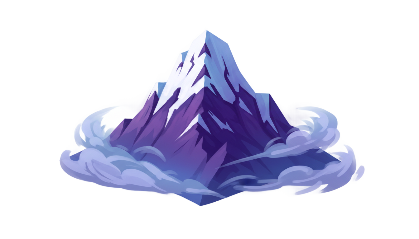 anime mountain png PNG transparent background