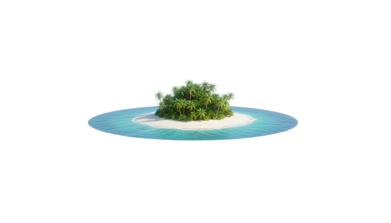 dream island png PNG transparent background
