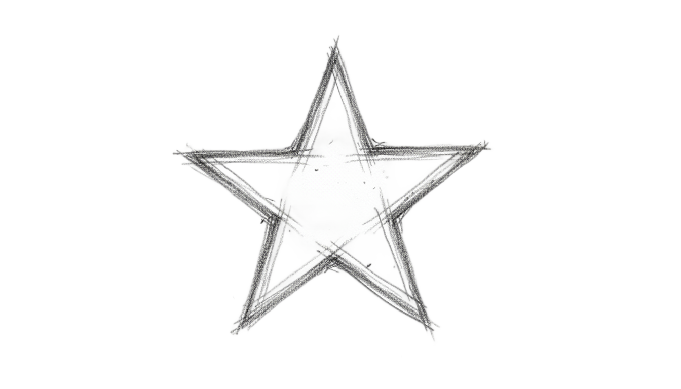 star drawing png PNG transparent background