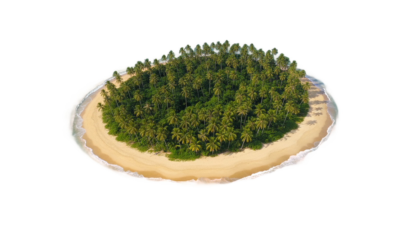 green island png PNG transparent background