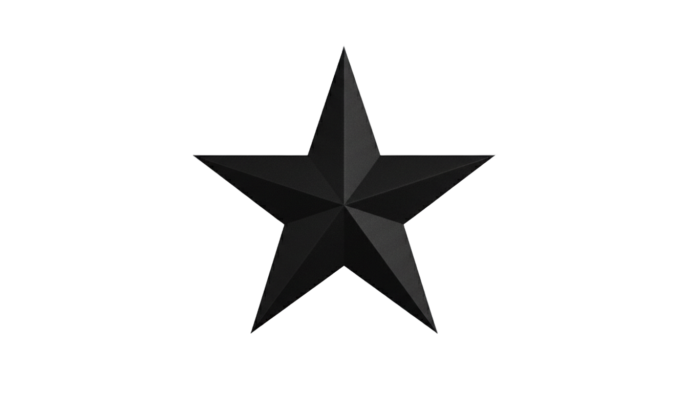 star silhouette png PNG transparent background